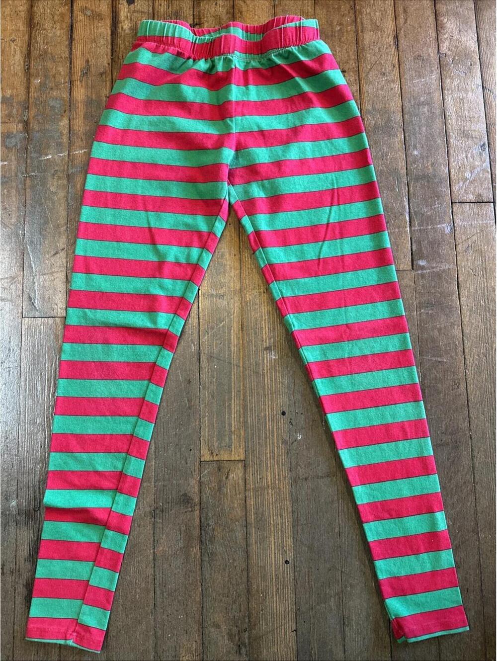 No Boundaries Kids Pull On Elastic Waist Christmas Skinny Leggings Sz SM 3-5
